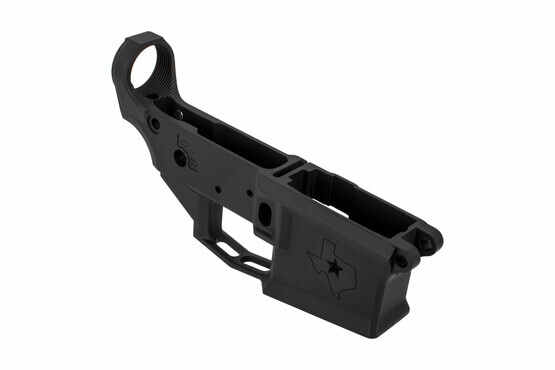 Aero Precition Texas edition M4E1 stripped AR 15 lower receiver machined from tough 7075-T6 aluminum and anodized black